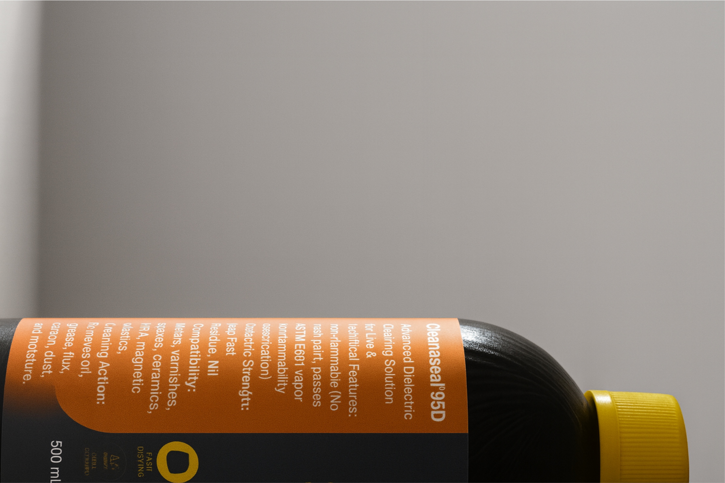 electrical contact cleaner with fast evaporation and zero residue cleanaseal